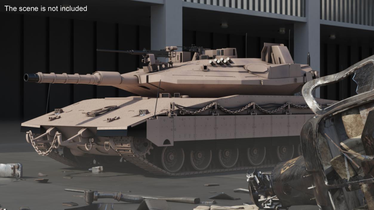 3D model Israeli Tank Merkava