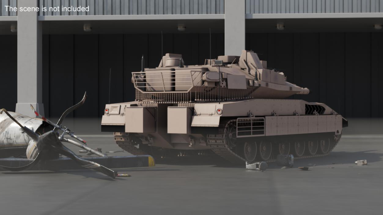 3D model Israeli Tank Merkava