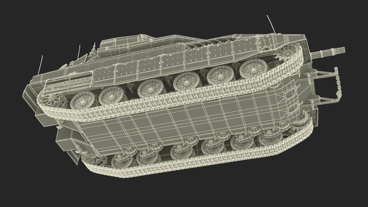 3D model Israeli Tank Merkava