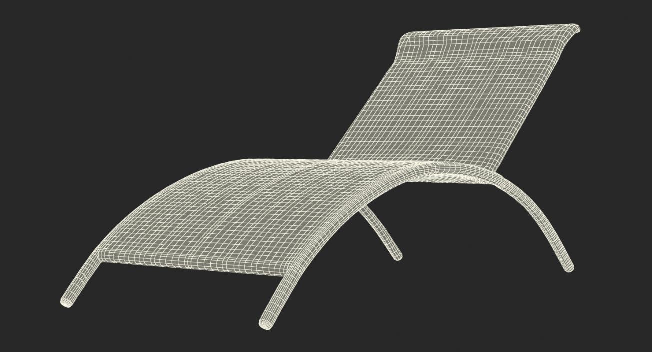 3D Sun Lounge Chair 2 model