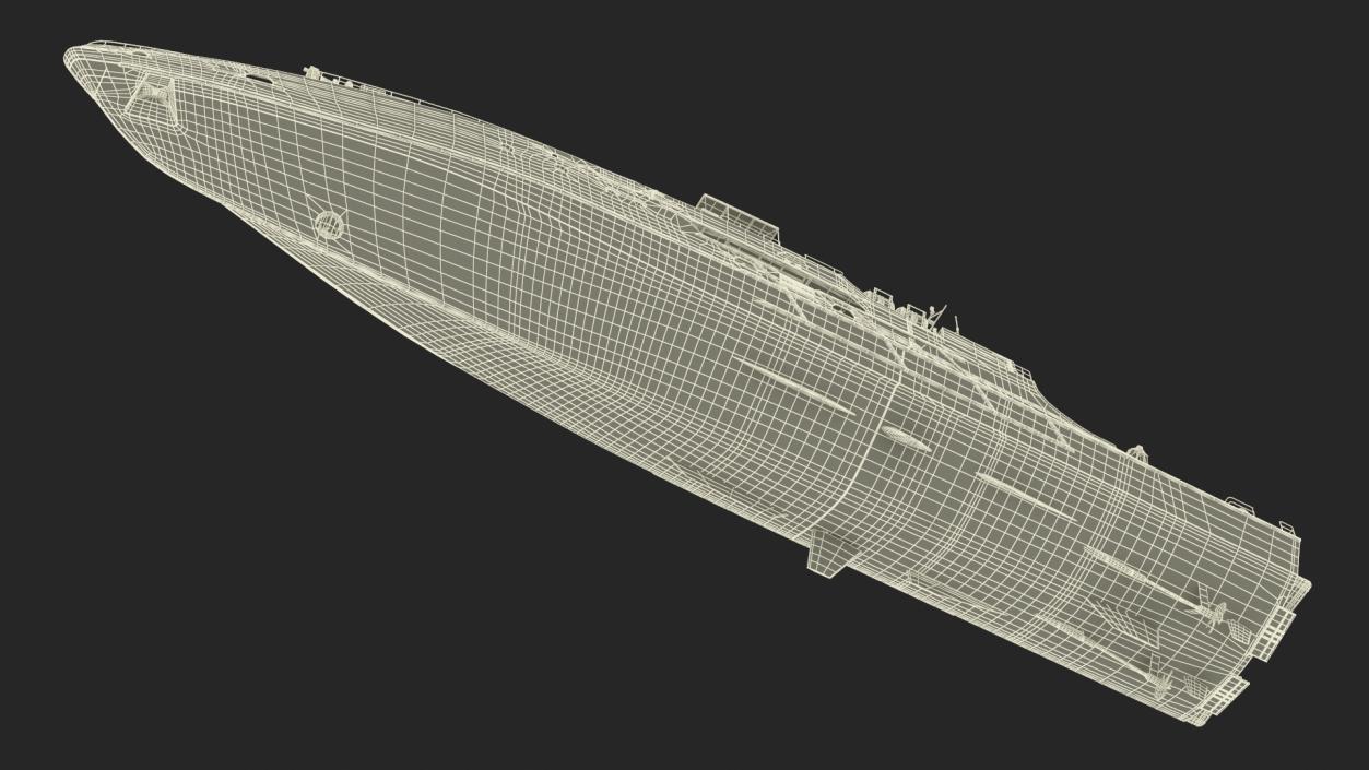 3D Patrol Vessel ABFC Cape Byron Rigged