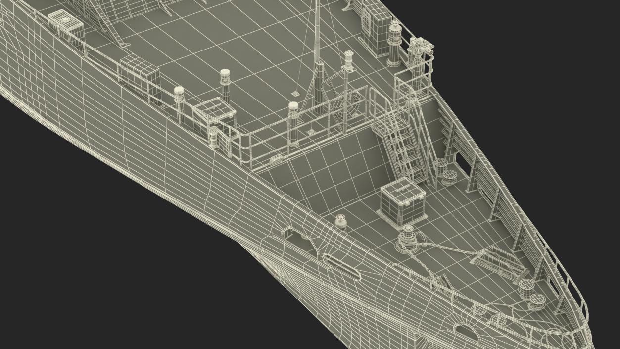 3D Patrol Vessel ABFC Cape Byron Rigged