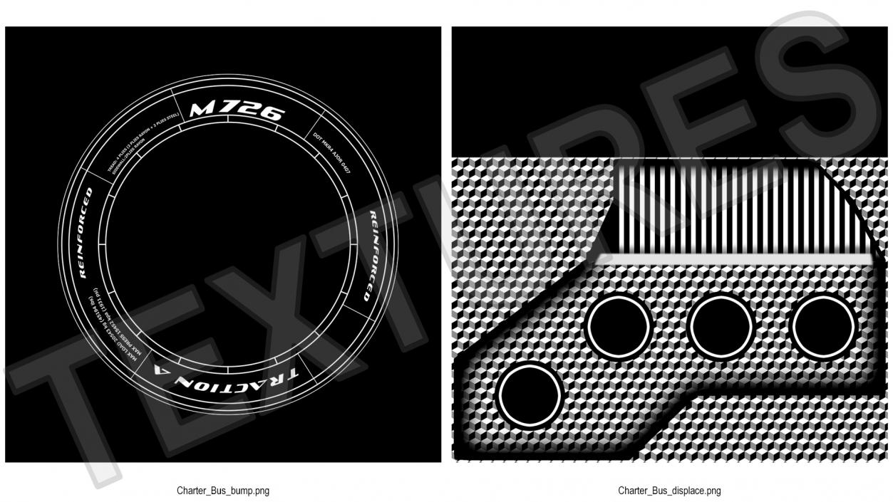 Charter Bus(1) 3D model