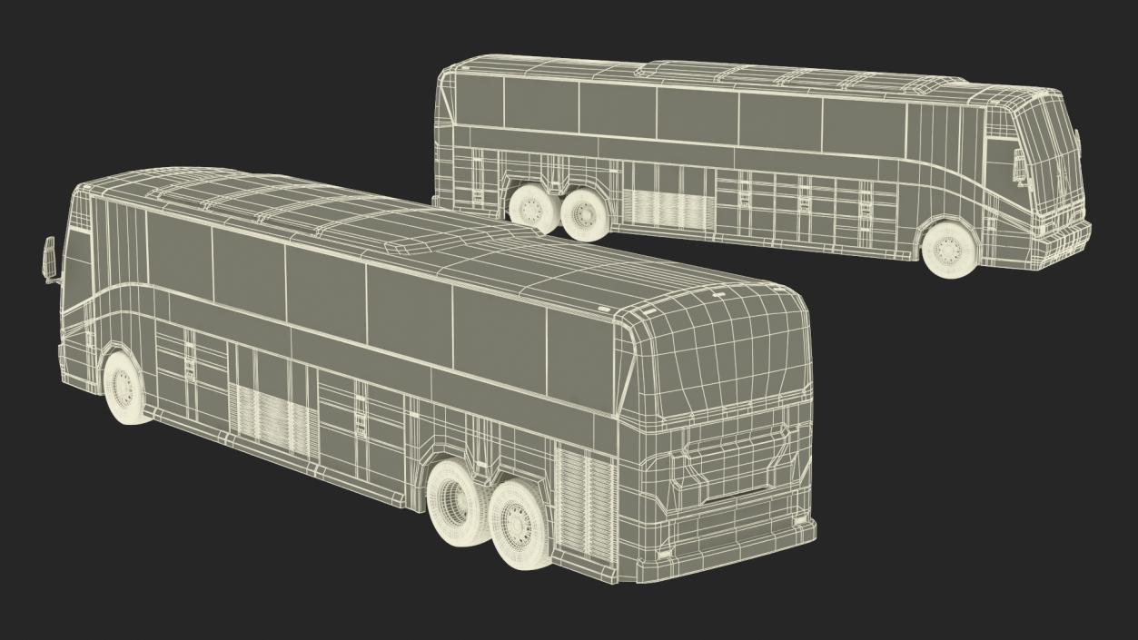 Charter Bus(1) 3D model