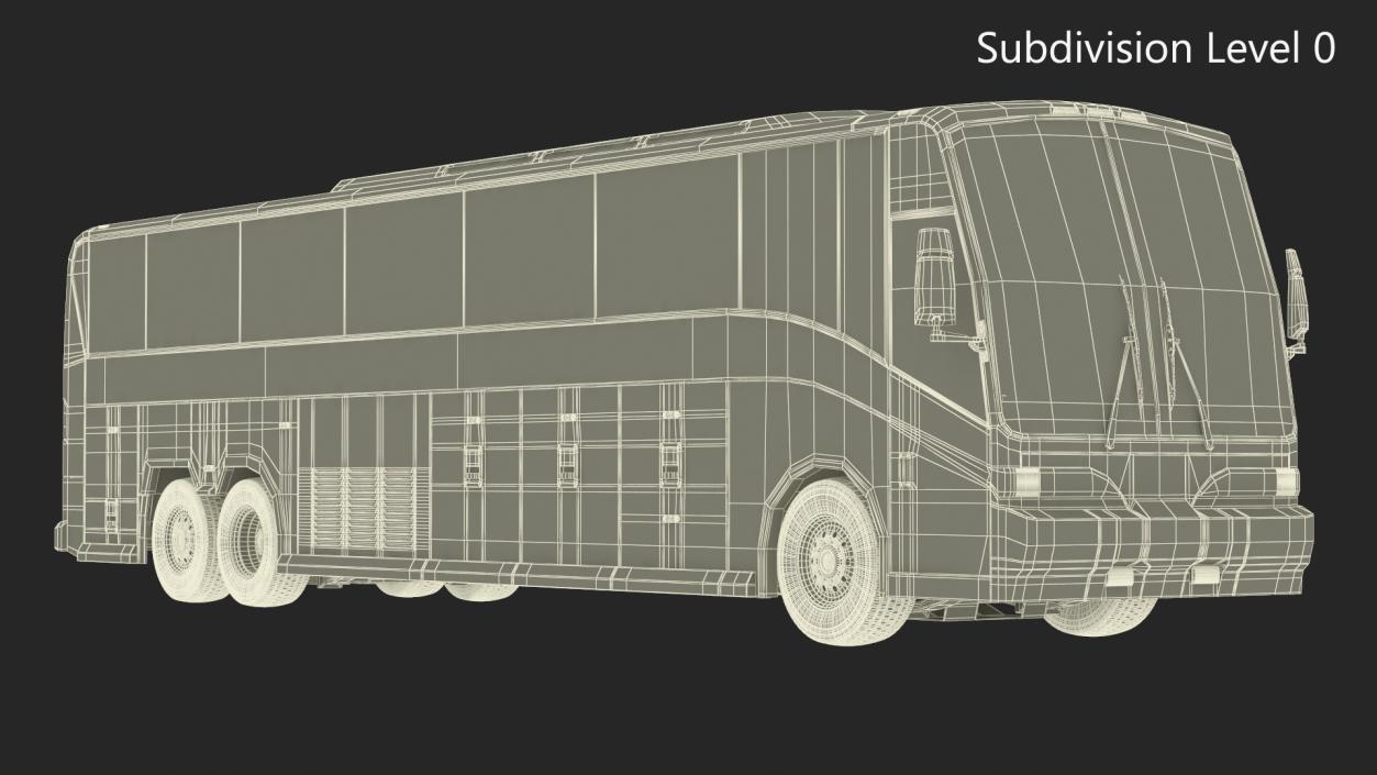 Charter Bus(1) 3D model