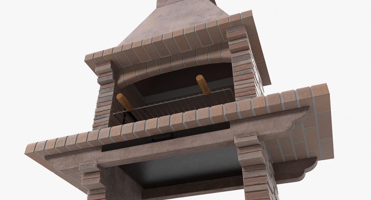 Stone Masonry Barbecue 3D