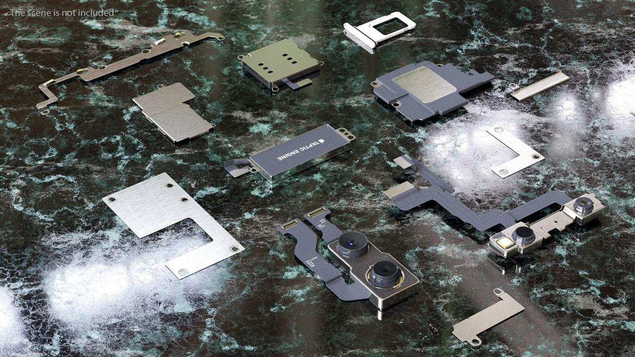 3D iPhone 14 Pro and iPhone 11Fully Disassembled Collection