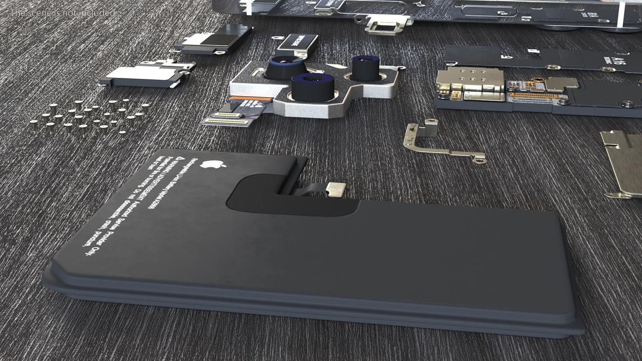 3D iPhone 14 Pro and iPhone 11Fully Disassembled Collection