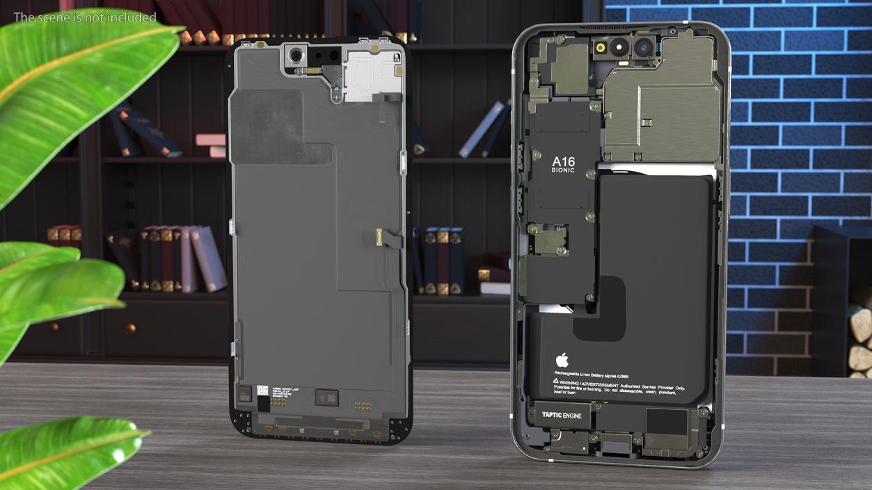 3D iPhone 14 Pro and iPhone 11Fully Disassembled Collection