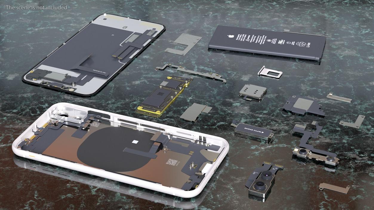 3D iPhone 14 Pro and iPhone 11Fully Disassembled Collection