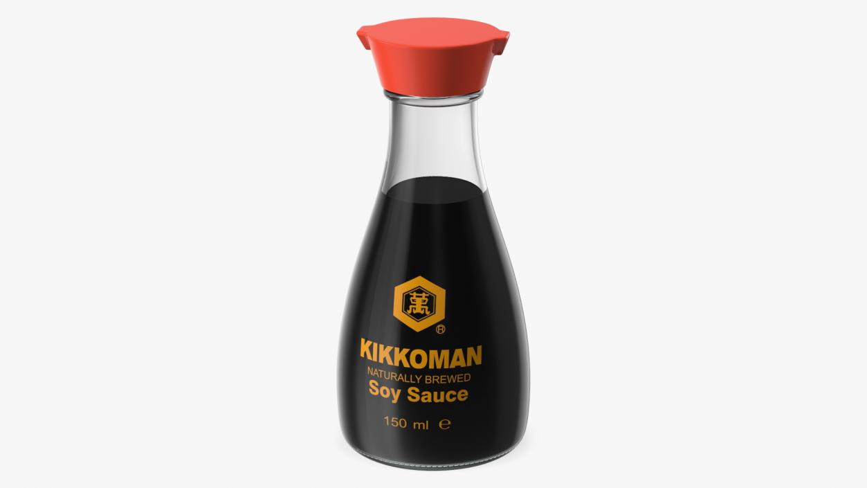 Kikkoman Soy Sauce Original 3D