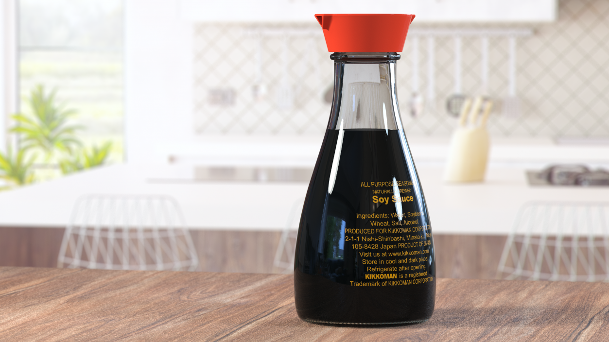 Kikkoman Soy Sauce Original 3D