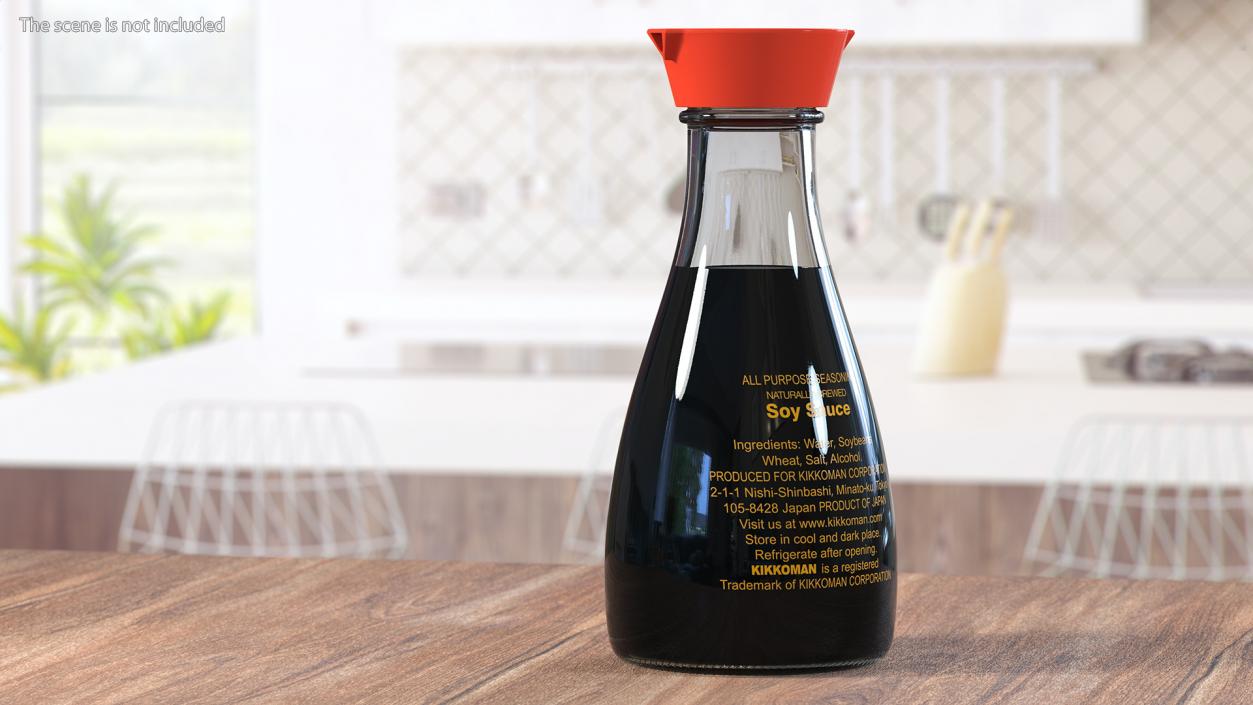 Kikkoman Soy Sauce Original 3D