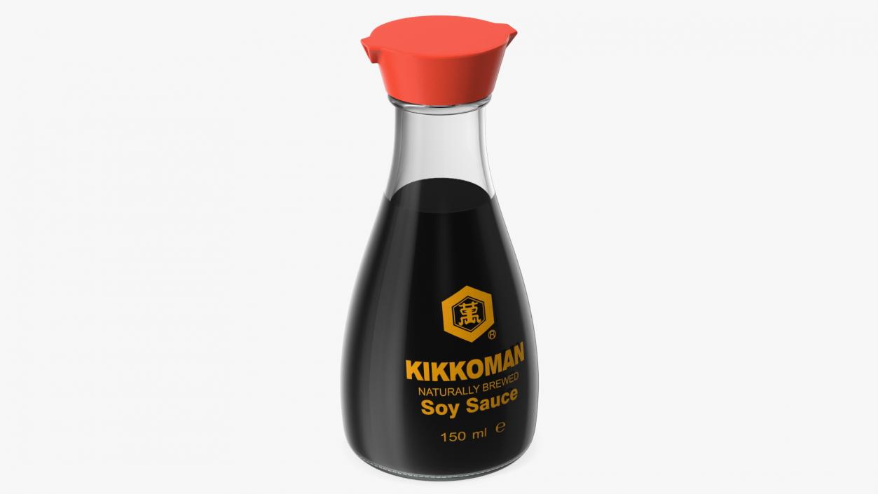 Kikkoman Soy Sauce Original 3D