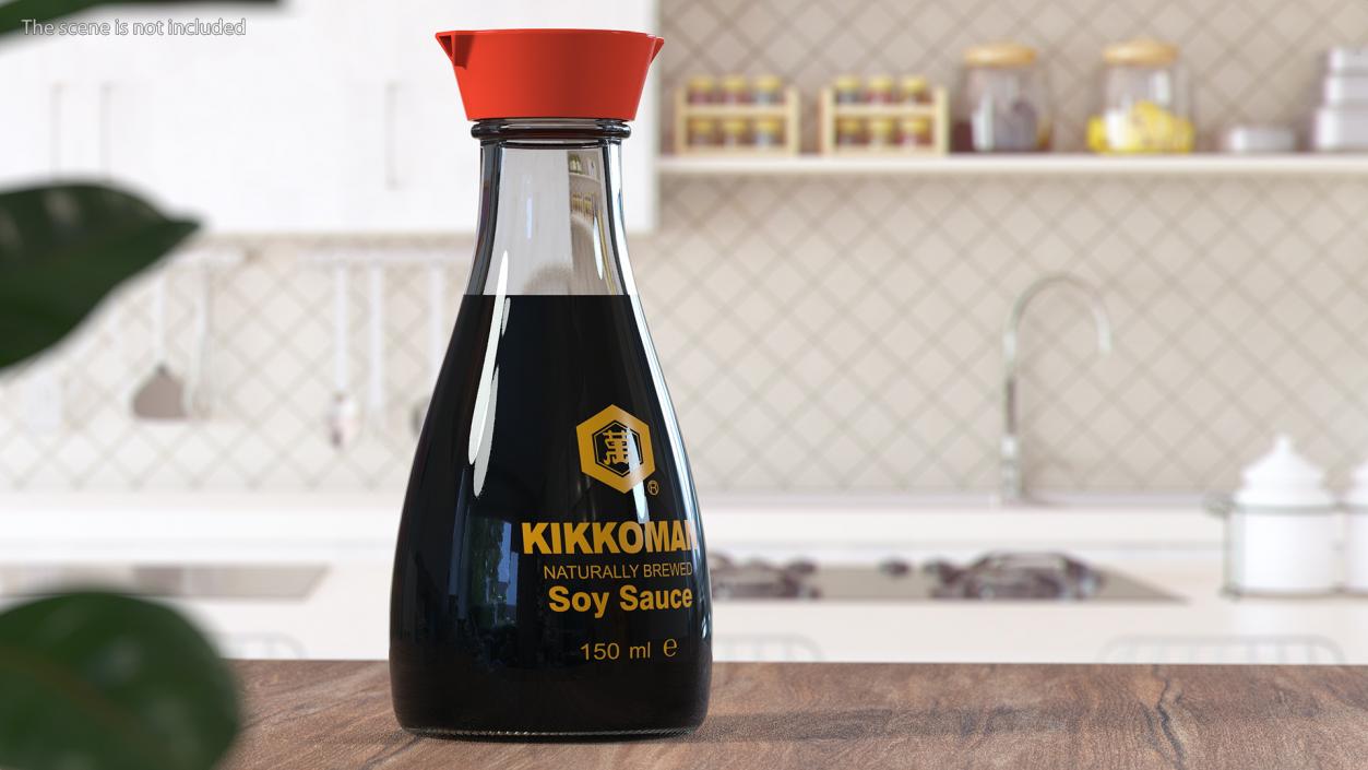 Kikkoman Soy Sauce Original 3D