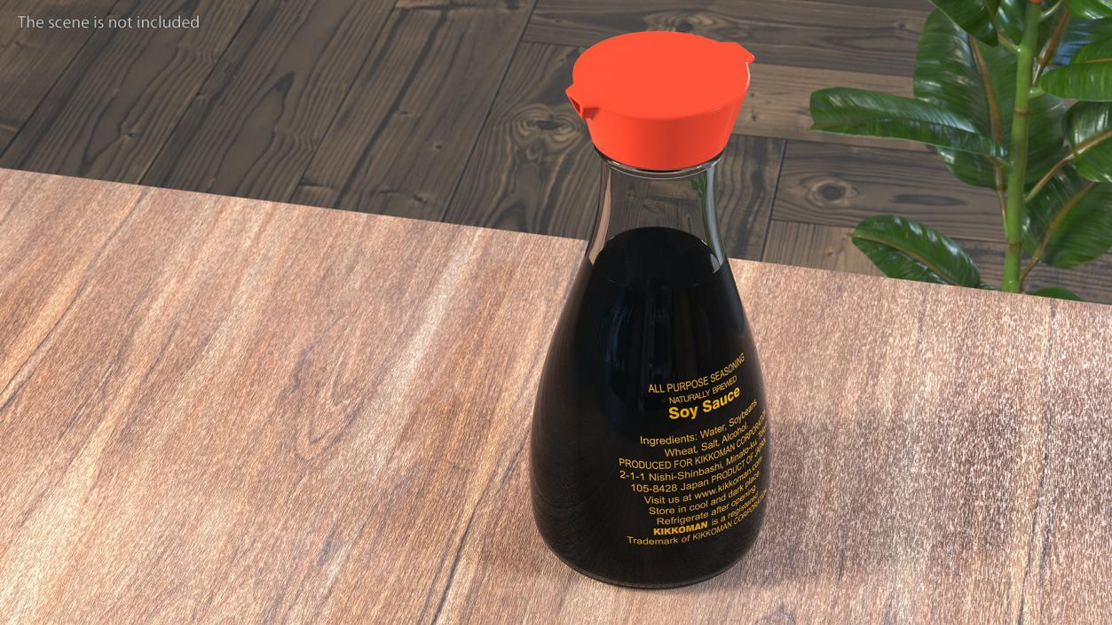 Kikkoman Soy Sauce Original 3D