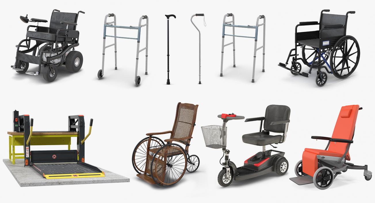 3D Mobility Aids Collection 5