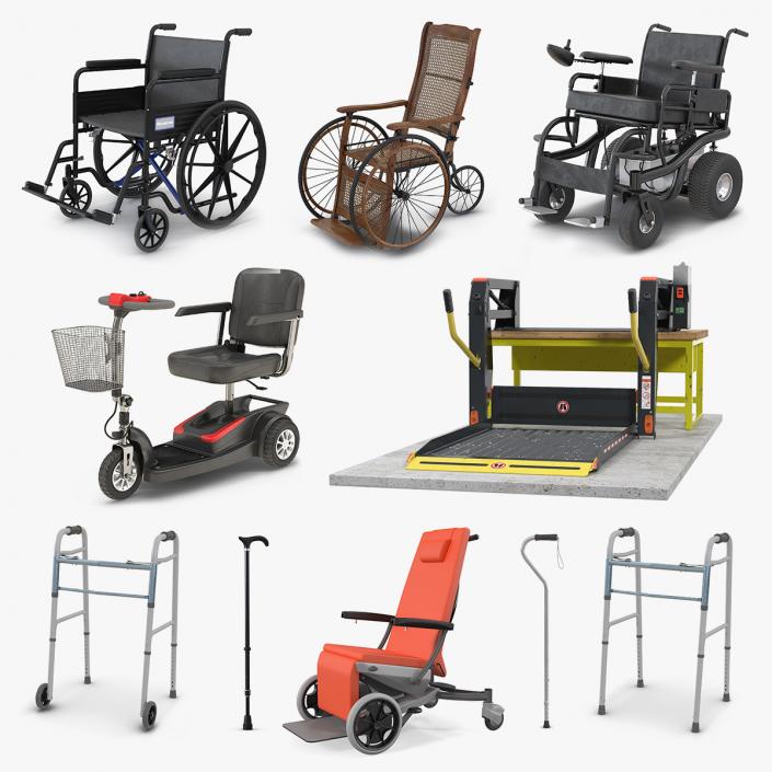 3D Mobility Aids Collection 5