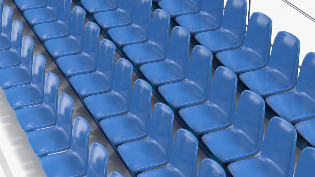 3D model Stadium Seating Tribunes Collection