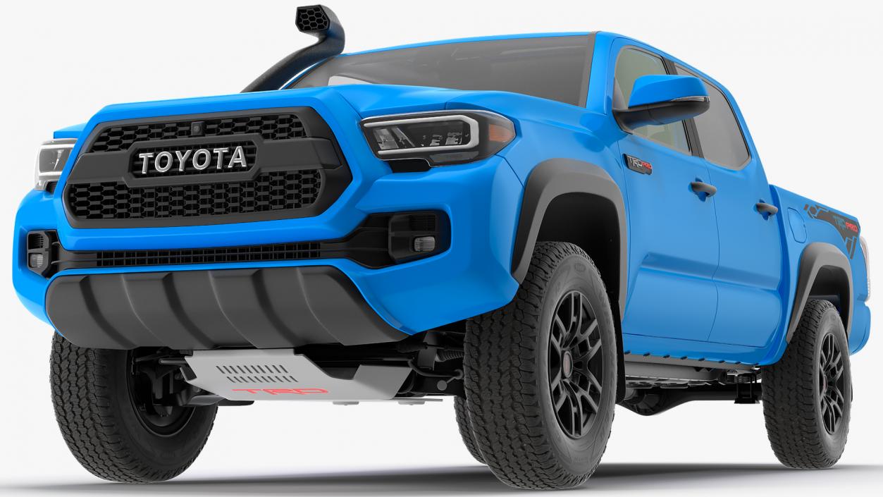 3D model Toyota Tacoma TRD Pro Voodoo Blue 2021 Rigged