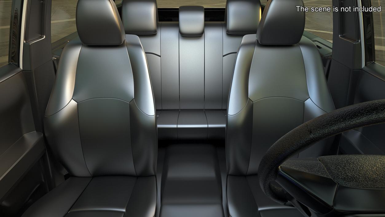 Toyota 4Runner SUV Simple Interior 3D model