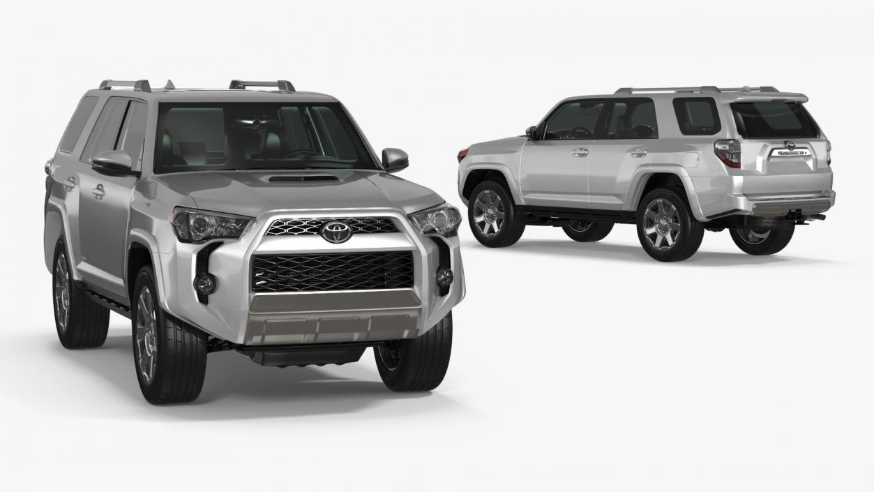 Toyota 4Runner SUV Simple Interior 3D model