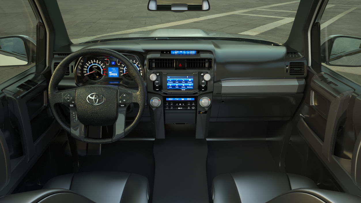 Toyota 4Runner SUV Simple Interior 3D model