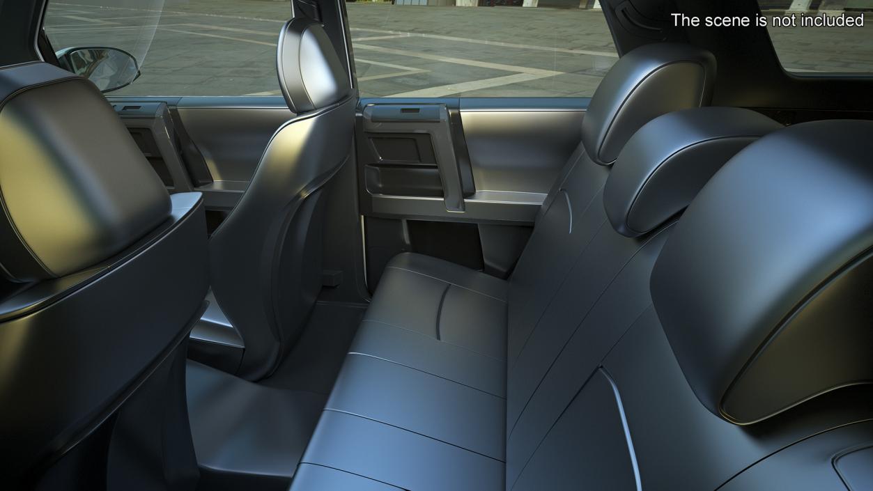 Toyota 4Runner SUV Simple Interior 3D model