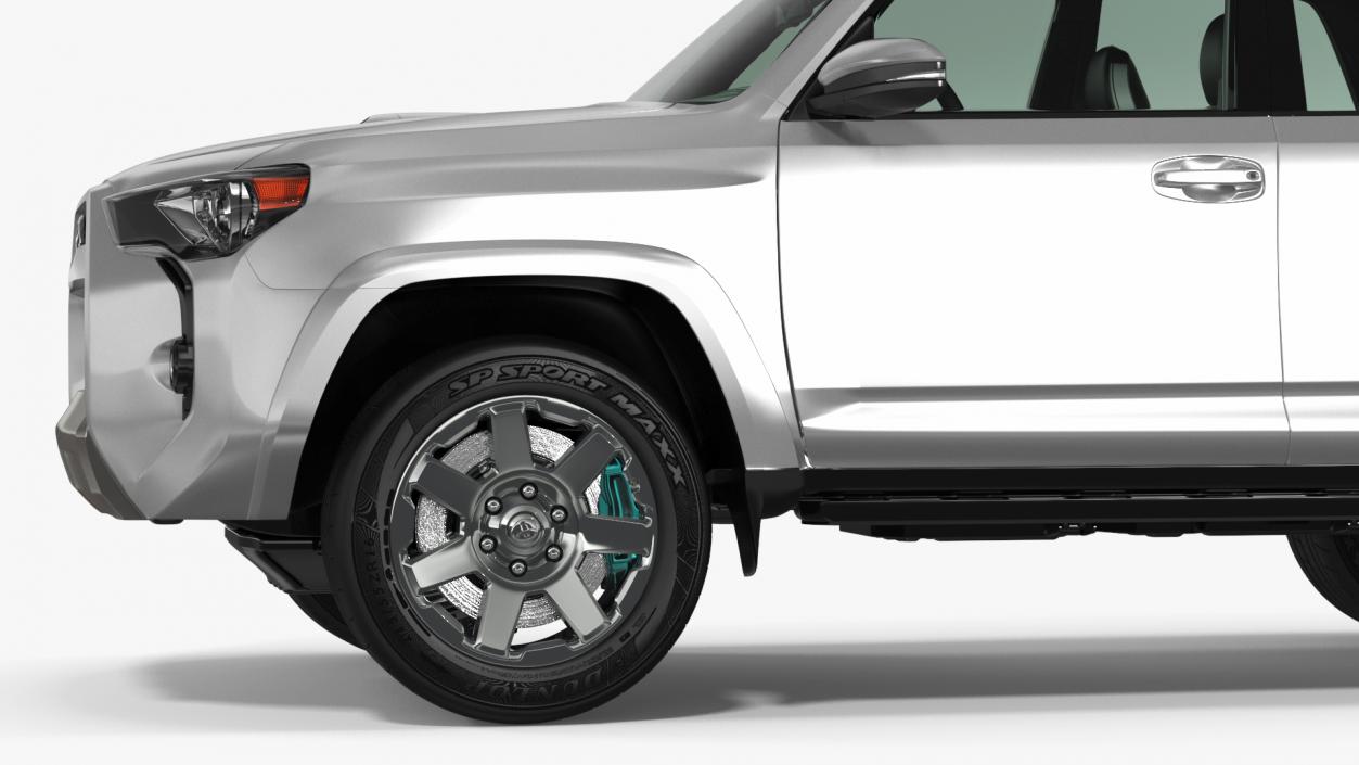 Toyota 4Runner SUV Simple Interior 3D model