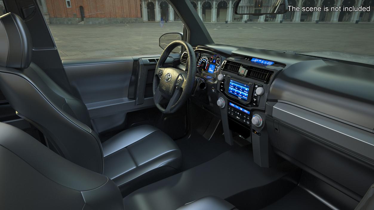 Toyota 4Runner SUV Simple Interior 3D model