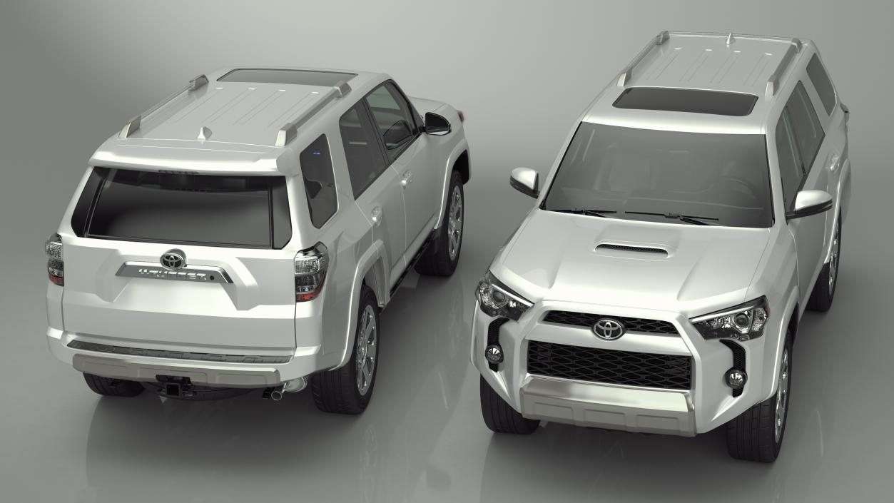 Toyota 4Runner SUV Simple Interior 3D model