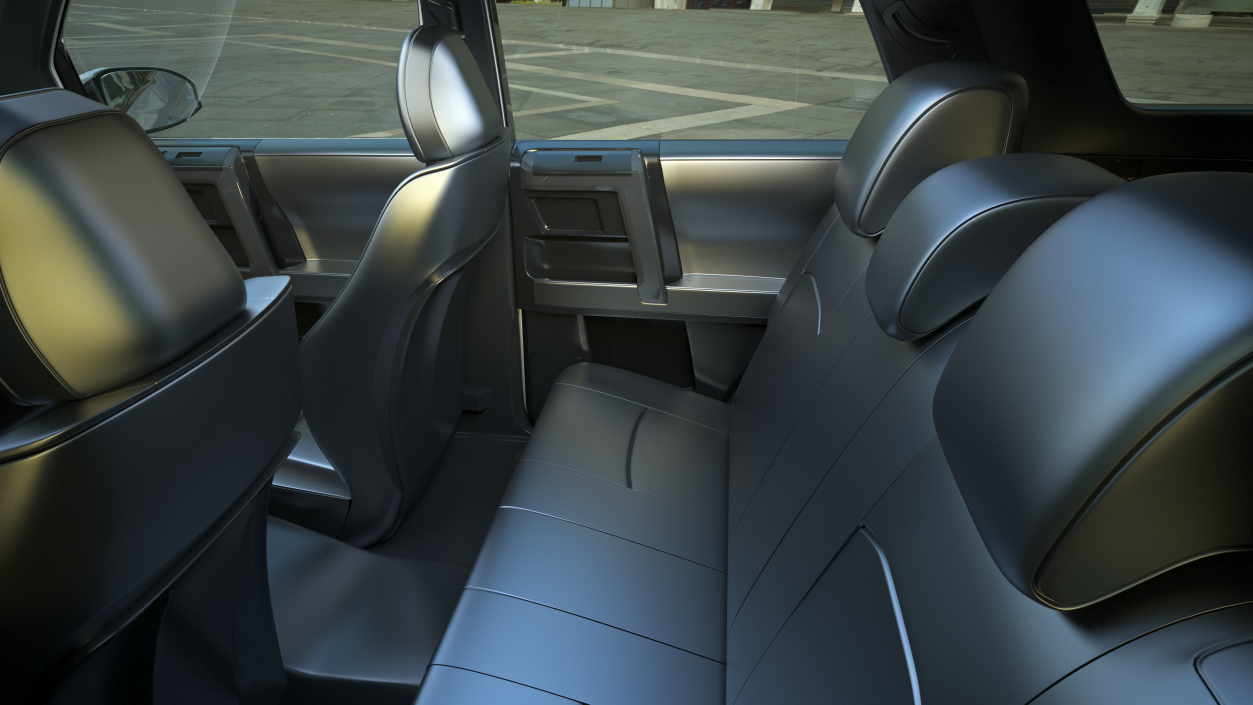 Toyota 4Runner SUV Simple Interior 3D model