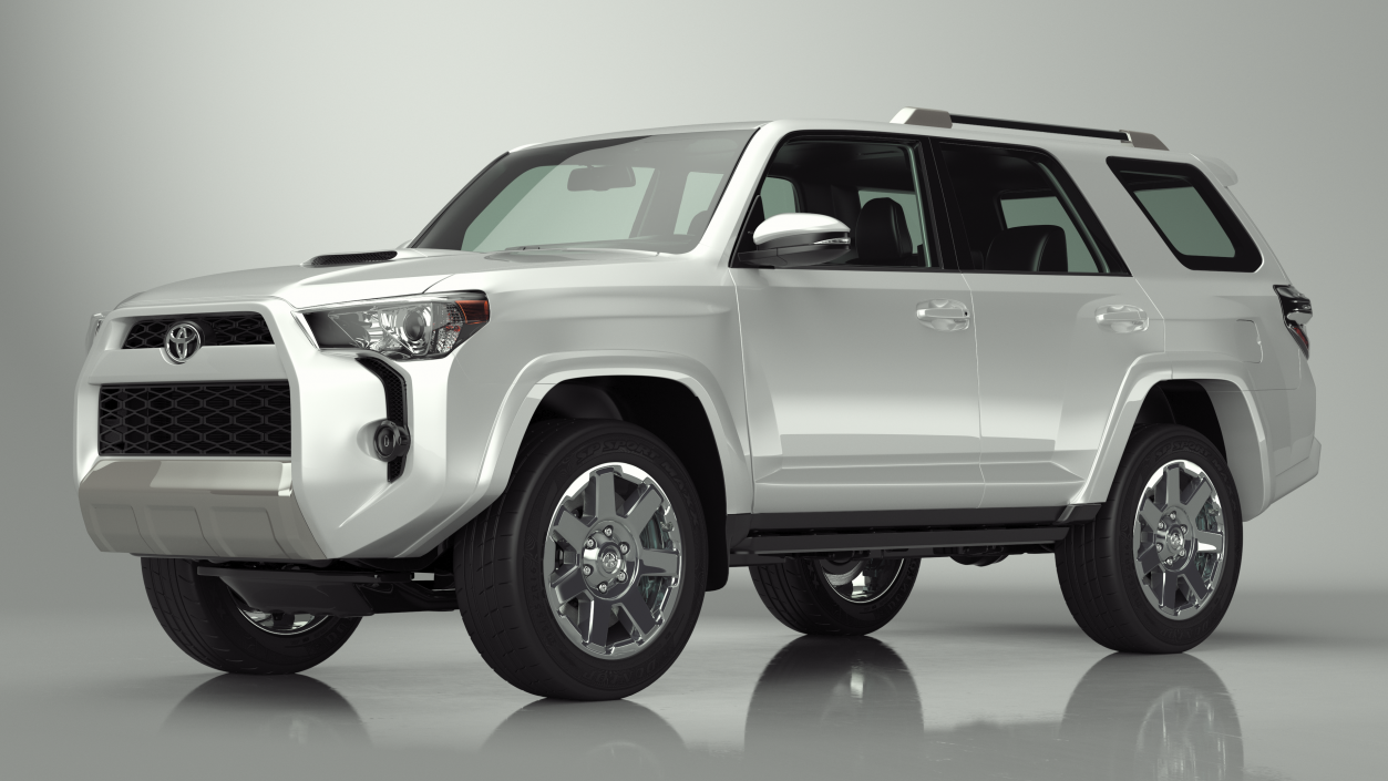 Toyota 4Runner SUV Simple Interior 3D model