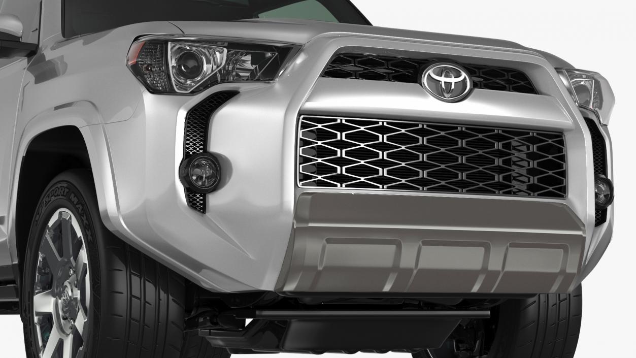 Toyota 4Runner SUV Simple Interior 3D model