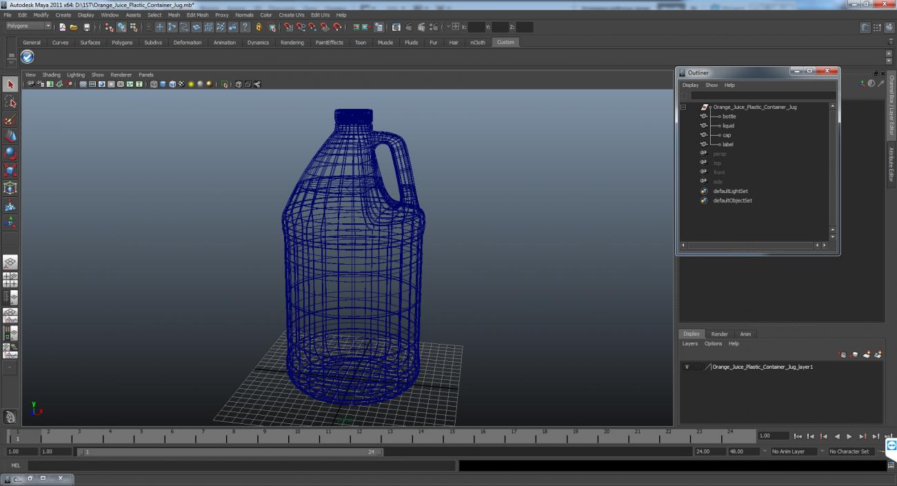 3D model Plastic Jug 1 Gallon