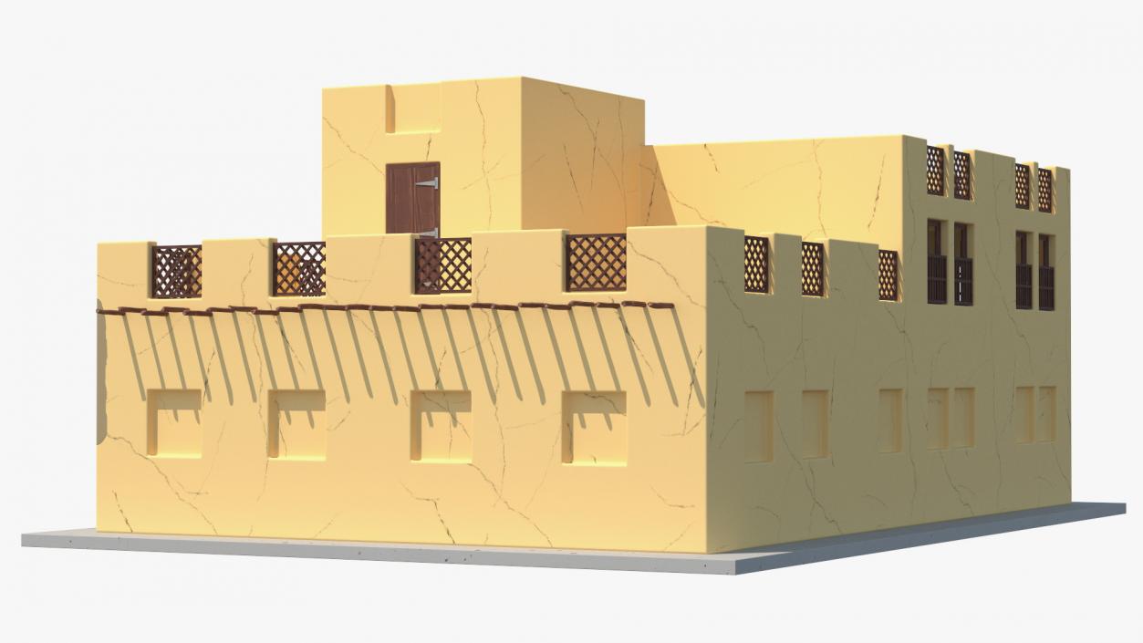 3D model Cartoon Arab Houses Collection