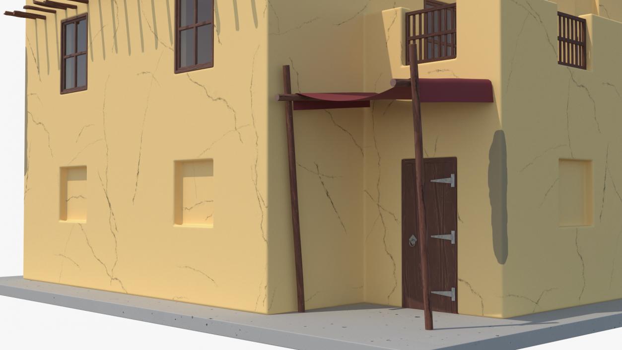 3D model Cartoon Arab Houses Collection