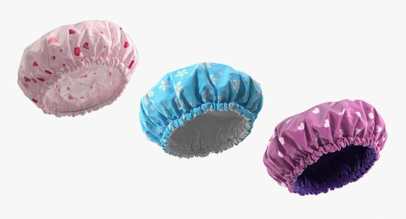 Shower Caps Collection 3D