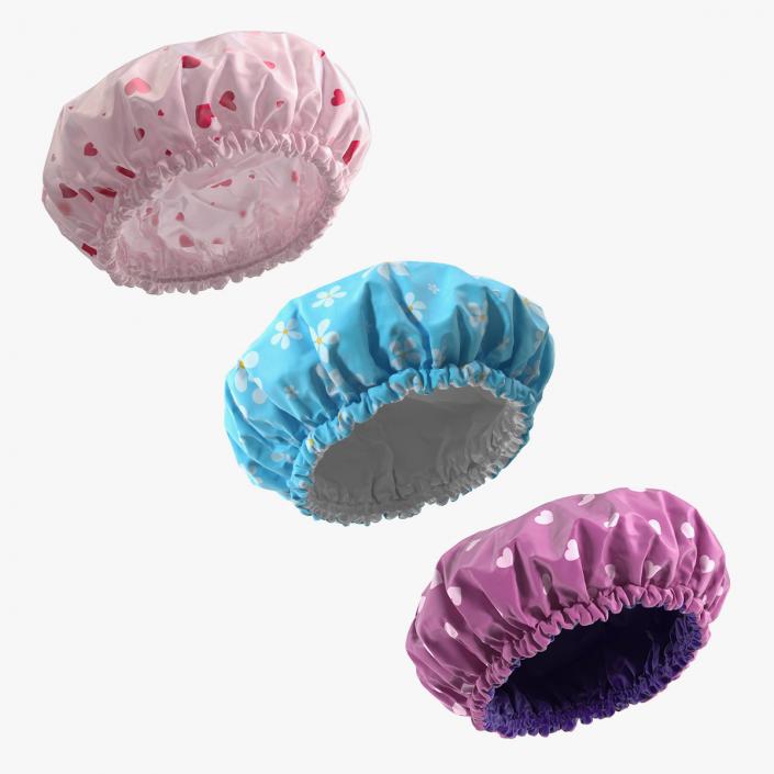 Shower Caps Collection 3D