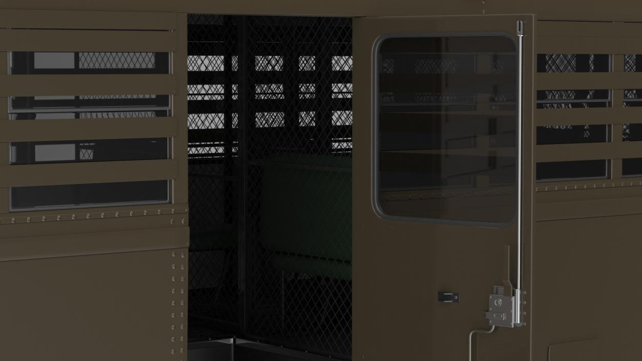 Prison Transport Rigged Collection 3D model