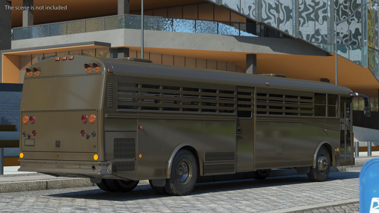 Prison Transport Rigged Collection 3D model