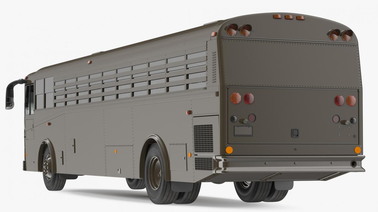 Prison Transport Rigged Collection 3D model