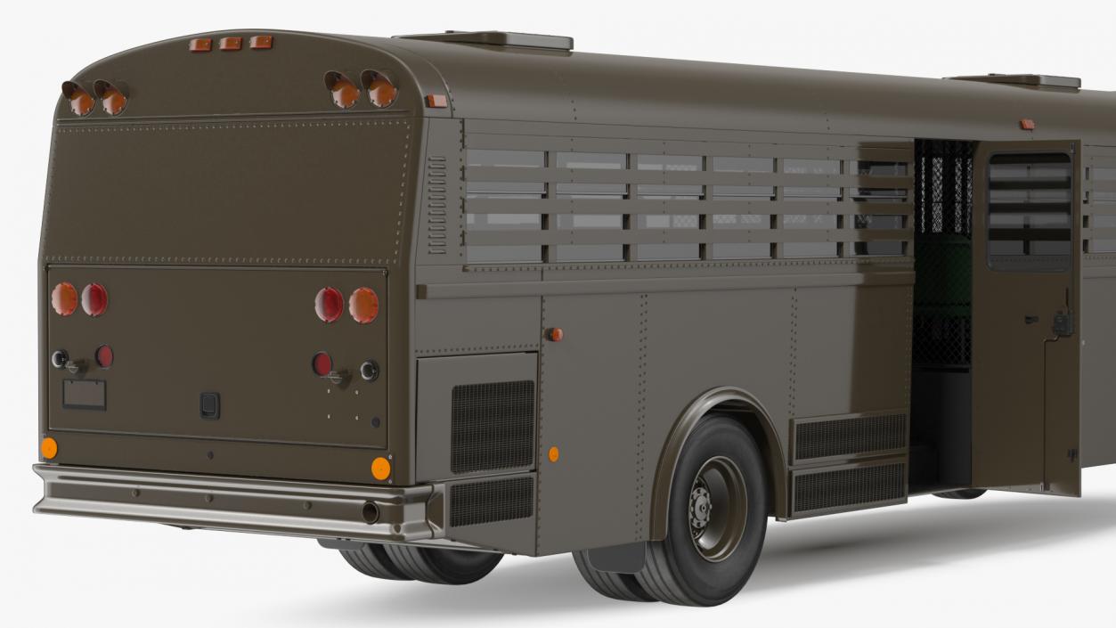 Prison Transport Rigged Collection 3D model