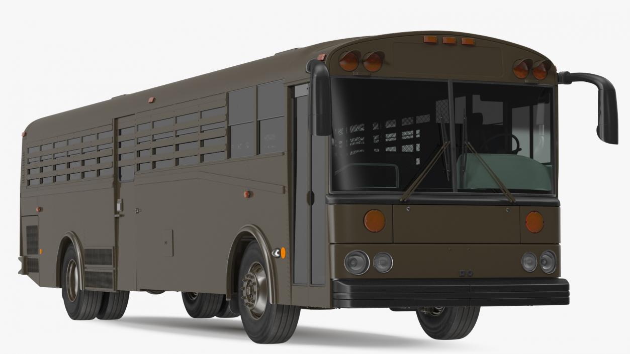 Prison Transport Rigged Collection 3D model