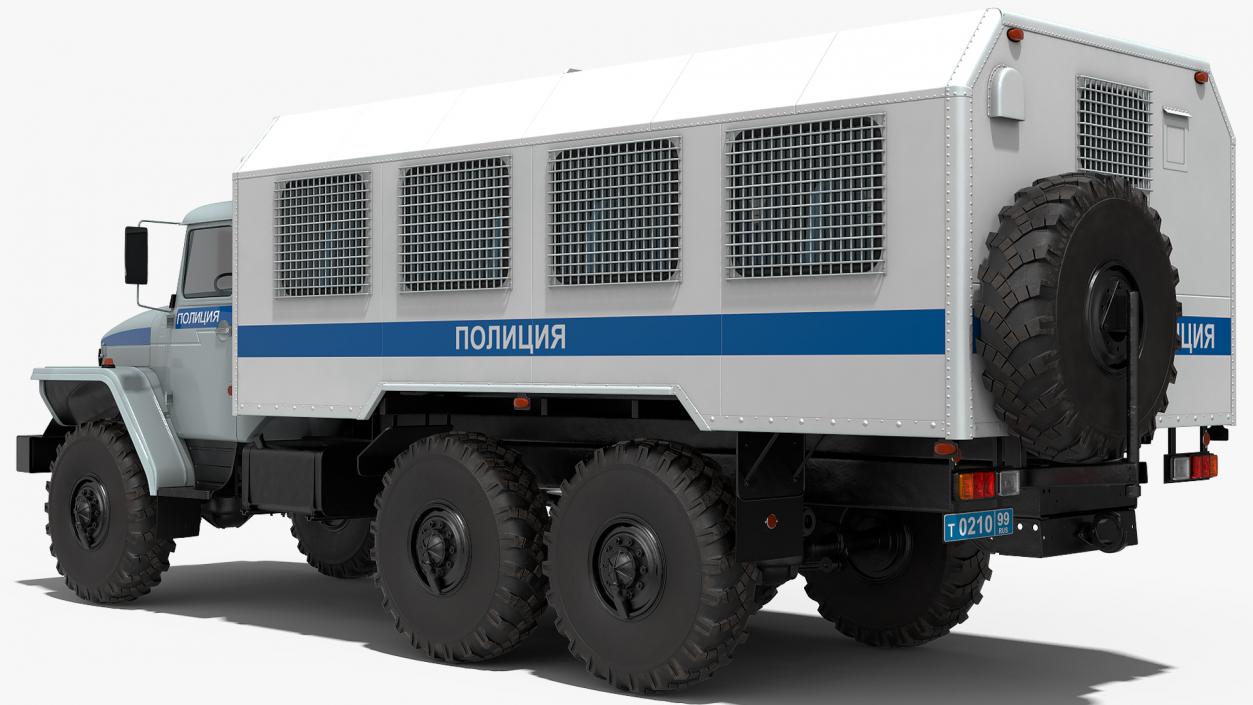 Prison Transport Rigged Collection 3D model