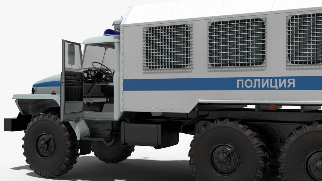 Prison Transport Rigged Collection 3D model