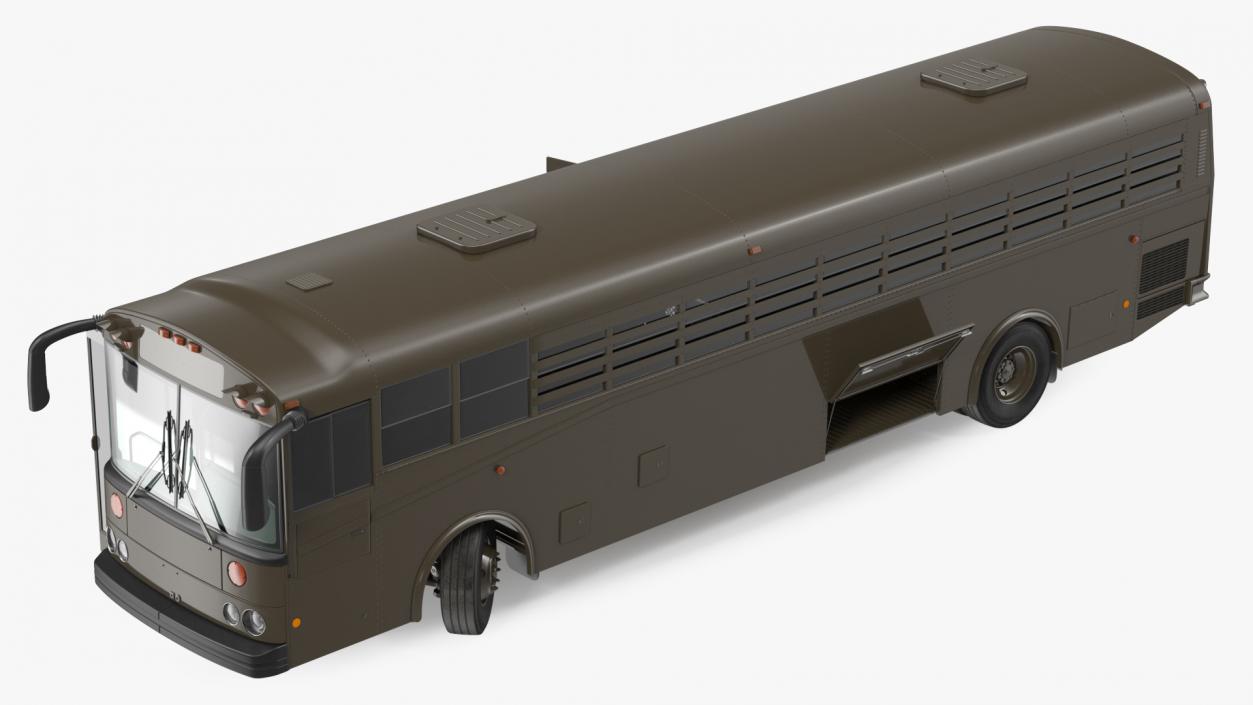 Prison Transport Rigged Collection 3D model