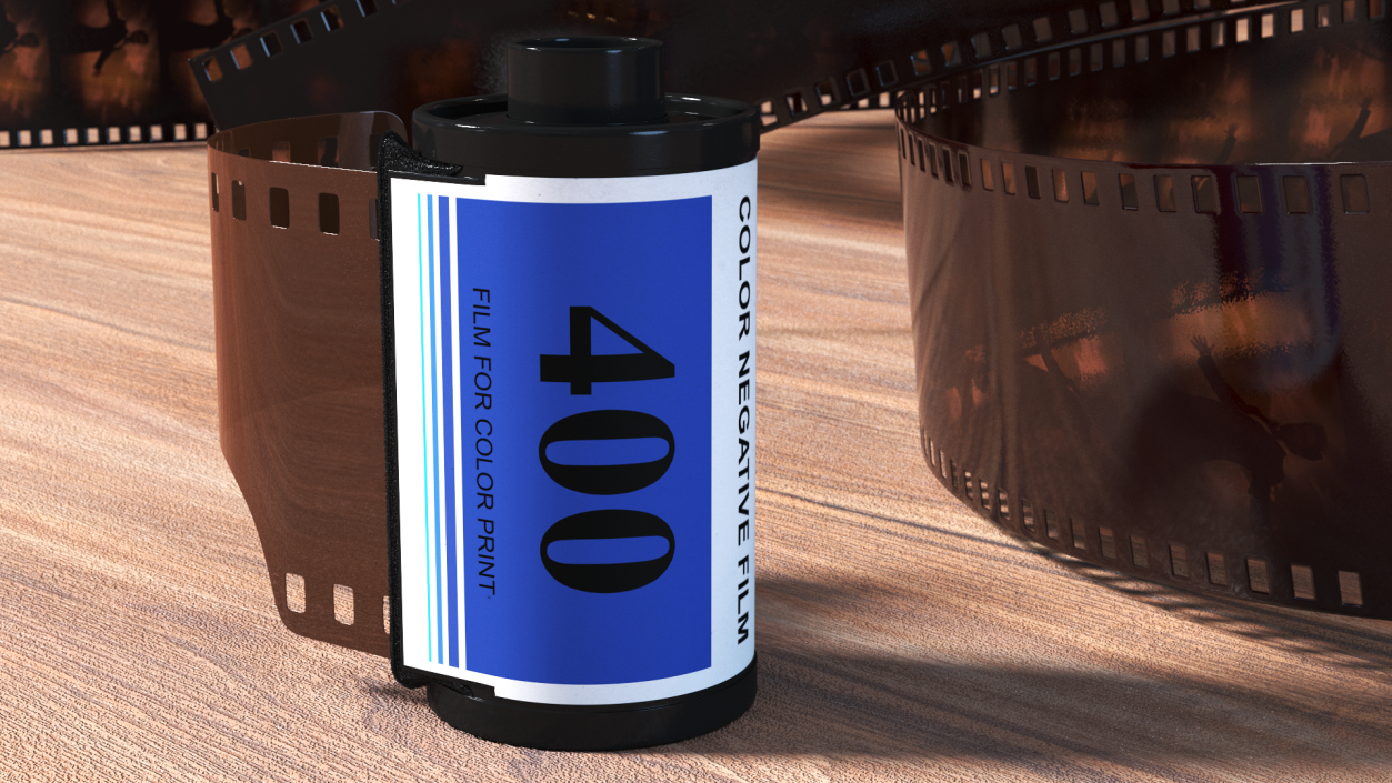 3D model Film Roll 400 Professional 35mm Fur