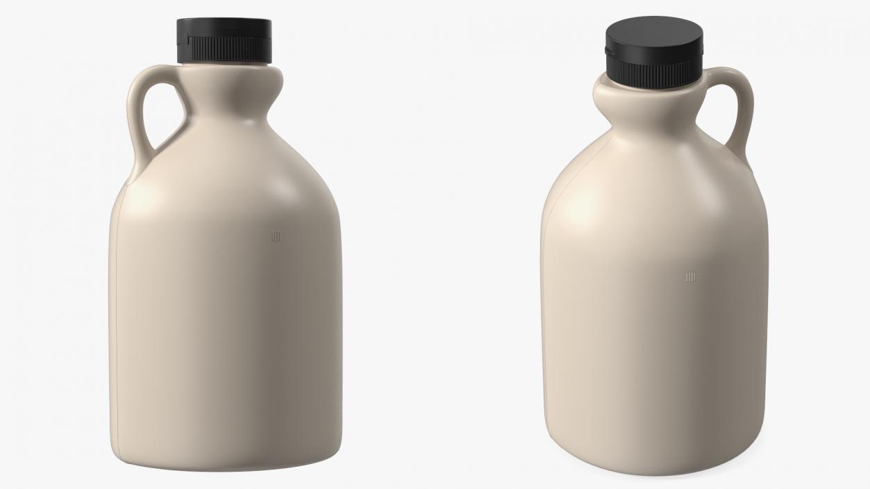 3D Maple Syrup Plastic Bottle