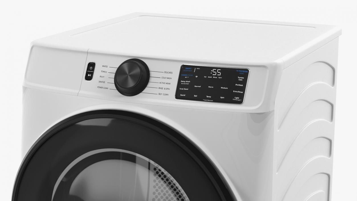 3D Modern Dryer White model